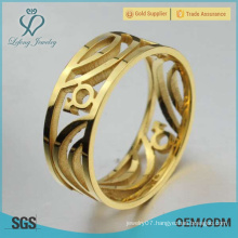 Stainless steel gold gay ring,gay commitment rings